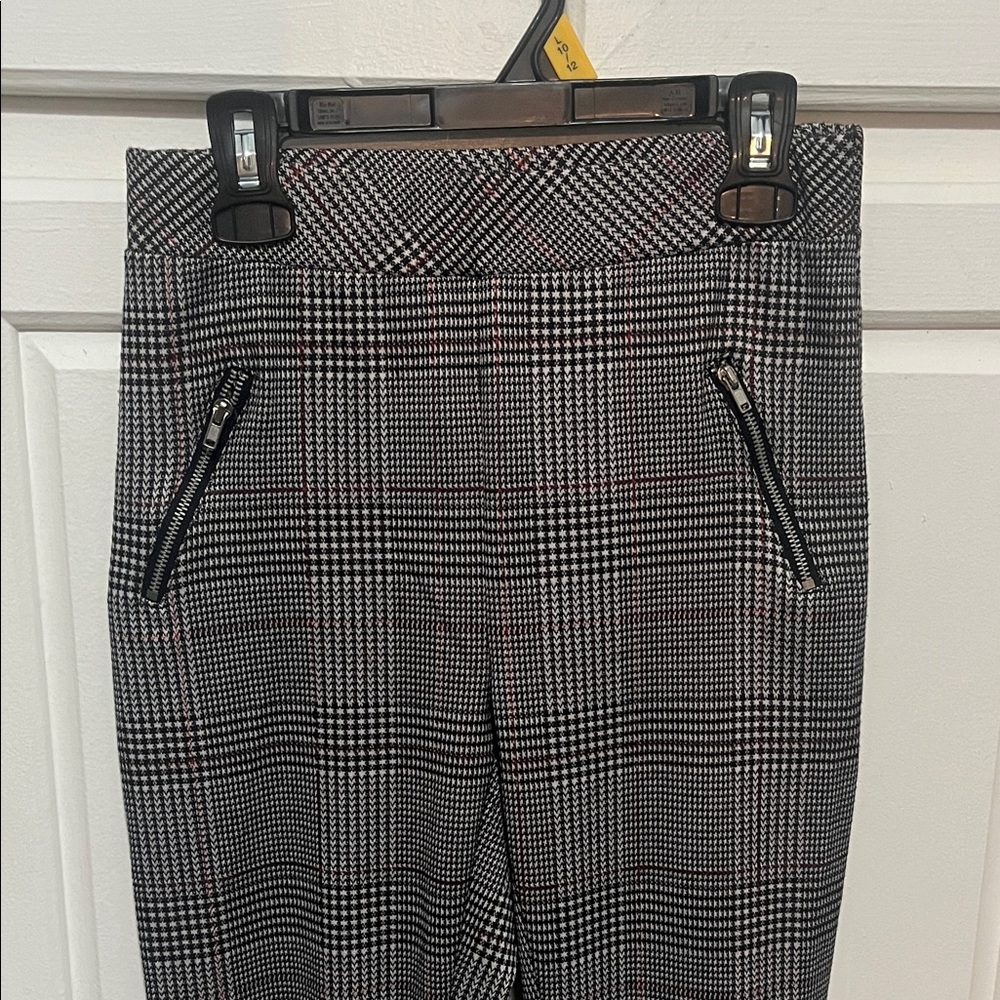 Joe Benbasset Black and White Houndstooth Pants